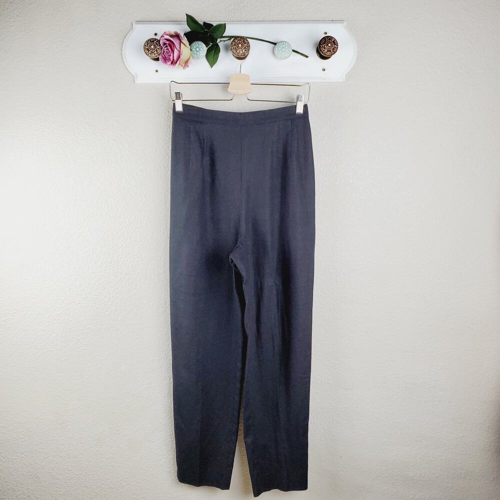 ✨ Vintage John Roberts Linen Blend High Rise Pants 90s Minimalist